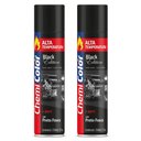 Ver imagem 1 de Kit 02 Tintas Spray 350ml Alta Temperatura Interno e Externo Secagem Rápida - Chemicolor