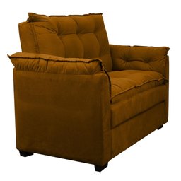 Sofá 2 Lugares Confortável Pequeno 140cm Small Cores Herrero Cor:cobre - 3