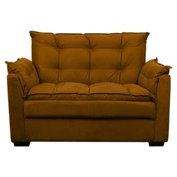 Sofá 2 Lugares Confortável Pequeno 140cm Small Cores Herrero Cor:cobre - 2