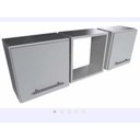 Ver imagem 1 de Armário Nicho Para Banheiro 3 Pç 30x30x20cm Com Fundo Bra