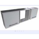 Ver imagem 2 de Armário Nicho Para Banheiro 3 Pç 30x30x20cm Com Fundo Bra