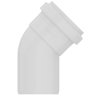 Joelho Cotovelo de 45° Graus Pvc Branca para Canos de Água de Esgoto de 1.1/2” Polegadas 40mm - 2