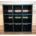 Ver imagem 5 de Nicho Para Toalhas 9 Espaços Mdf 15mm Preto 45x45x20cm