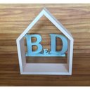 Ver imagem 3 de Nicho Em Formato De Casinha Rosa Bebê Sem Fundo 25x32x10cm