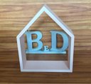 Ver imagem 7 de Nicho Em Formato De Casinha Rosa Bebê Sem Fundo 25x32x10cm