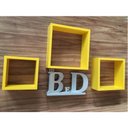Ver imagem 6 de Nicho 3 Peças Amarelo Gema Mdf Laca 15mm Para Decoração