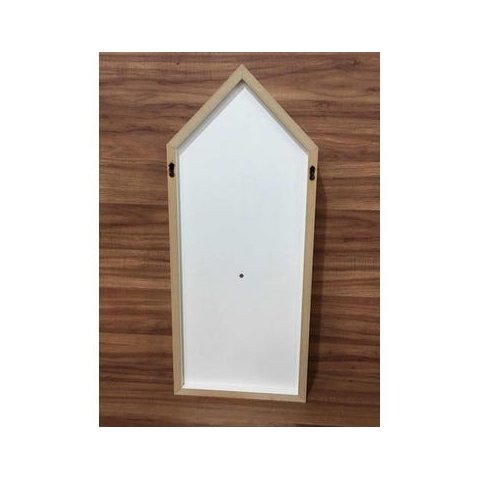 Nicho Casinha Com Divisória E Fundo 28x60x10cm Mdf 15mm Bran