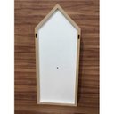 Ver imagem 1 de Nicho Casinha Com Divisória E Fundo 28x60x10cm Mdf 15mm Bran