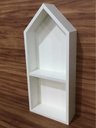 Ver imagem 6 de Nicho Casinha Com Divisória E Fundo 28x60x10cm Mdf 15mm Bran