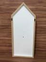 Ver imagem 5 de Nicho Casinha Com Divisória E Fundo 28x60x10cm Mdf 15mm Bran