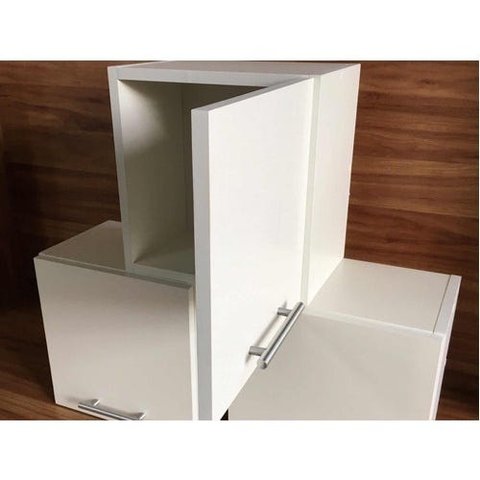 Nicho Armário Para Banheiro 1 Unidade 30x30x20 Com Fundo