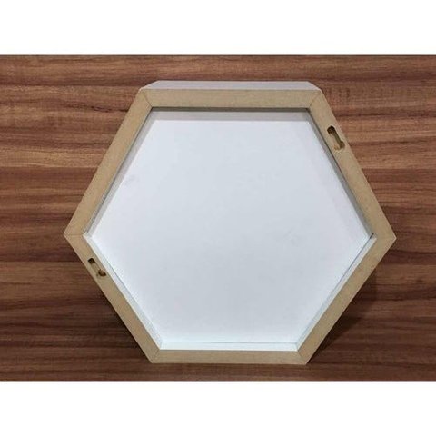 Nicho Colmeia Hexagonal Com Fundo 25x30x15cm 3 Unidades