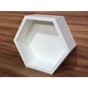 Ver imagem 2 de Nicho Colmeia Hexagonal Com Fundo 25x30x15cm 3 Unidades