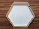 Ver imagem 6 de Nicho Colmeia Hexagonal Com Fundo 25x30x15cm 3 Unidades