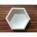 Ver imagem 5 de Nicho Colmeia Hexagonal Com Fundo 25x30x15cm 3 Unidades