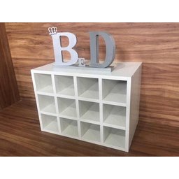 Adega Para Vinho Nicho Para 12 Garrafas Mdf 15mm 46x35x30cm - 6