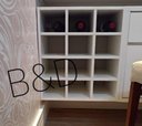 Ver mais imagens de Adega Para Vinho Nicho Para 12 Garrafas Mdf 15mm 46x35x30cm