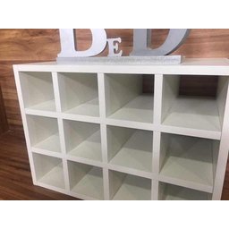 Adega Para Vinho Nicho Para 12 Garrafas Mdf 15mm 46x35x30cm - 5