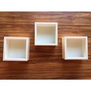 Ver imagem 6 de Kit Trio De Nichos 20x20x10cm Com Fundo Mdf Brancotx 15mm