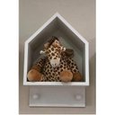 Ver imagem 2 de Nicho Casinha Porta Fraldas Com Botão 30x35x15cm 3 Unidades
