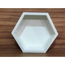 Ver mais imagens de Nicho Colmeia Hexagonal Com Fundo 4 Unidades Quarto Infantil