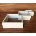 Ver imagem 5 de Trio De Nichos Integrados Mdf 15mm Brancotx Alta Qualidade