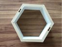 Ver imagem 5 de Nicho Colmeia Hexagonal 20x20x10cm Branco Para Decoração Mdf