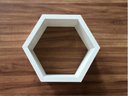 Ver imagem 7 de Nicho Colmeia Hexagonal 20x20x10cm Branco Para Decoração Mdf