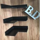 Ver imagem 7 de Kit Com 3 Nichos Prateleira Em L De Canto Preto Mdf 15mm