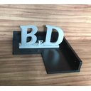 Ver imagem 5 de Kit Com 3 Nichos Prateleira Em L De Canto Preto Mdf 15mm