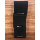 Ver imagem 1 de Trio Armário Nicho Para Banheiro 30x30x20cm Mdf 15mm Pretotx