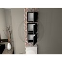 Ver imagem 6 de Trio Armário Nicho Para Banheiro 30x30x20cm Mdf 15mm Pretotx