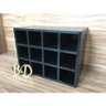 Adega Para Vinho Nicho Para 12 Garrafas Mdf 15mm 46x35x30cm Preto - 1
