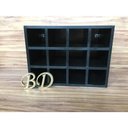 Ver imagem 4 de Adega Para Vinho Nicho Para 12 Garrafas Mdf 15mm 46x35x30cm Preto