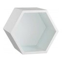 Ver imagem 3 de Nicho Colmeia Hexagonal 6 Unidades Branco Com Fundo