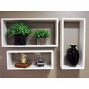 Ver imagem 2 de Trio De Nichos Retangulares Para Decoração Mdf 15mm