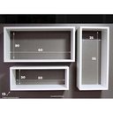 Ver imagem 1 de Trio De Nichos Retangulares Para Decoração Mdf 15mm