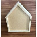 Ver imagem 1 de Nicho Em Formato De Casinha Com Fundo 1 Unidade Mdf Brancotx