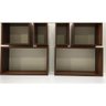 Kit De Nichos 6 Peças Mdf 15mm Marrom Nova Imbuia - 1