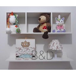 Nicho Para Quartos Com Prateleira 60x20x15cm Mdf 15mm - 4
