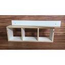 Ver imagem 1 de Nicho Para Quartos Com Prateleira 60x20x15cm Mdf 15mm