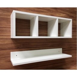 Nicho Com Prateleira Para Quarto De Bebê 60x20x15cm Mdf 15mm - 2