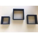 Ver imagem 4 de Kit Trio De Nichos Azul Marinho, Rosa Bebê Ou Vermelho Mdf