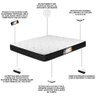Colchão Queen Espuma D33 158x198x27cm Double Face Black&amp;white Air - Castor - 4