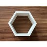 Nicho Hexagonal 1 Unidade Colmeia 30x25x10cm Mdf 15mm Cores - 2