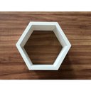 Ver imagem 2 de Nicho Hexagonal 1 Unidade Colmeia 30x25x10cm Mdf 15mm Cores