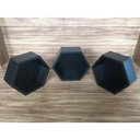 Ver imagem 2 de Nicho Hexagonal Colmeia Com Fundo Preto 6 Pç