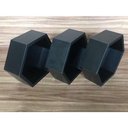 Ver imagem 3 de Nicho Hexagonal Colmeia Com Fundo Preto 6 Pç