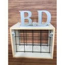 Ver imagem 1 de Nicho Garrafeiro Adega Vinho Mdf E Ferro 45x35x30cm Branco
