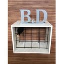 Ver imagem 3 de Nicho Garrafeiro Adega Vinho Mdf E Ferro 45x35x30cm Branco